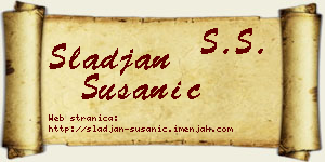 Slađan Susanić vizit kartica